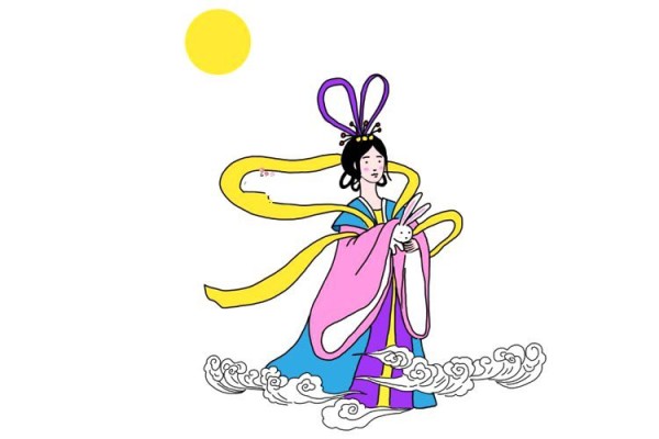 Learn to draw the beautiful Chang'e in simple strokes