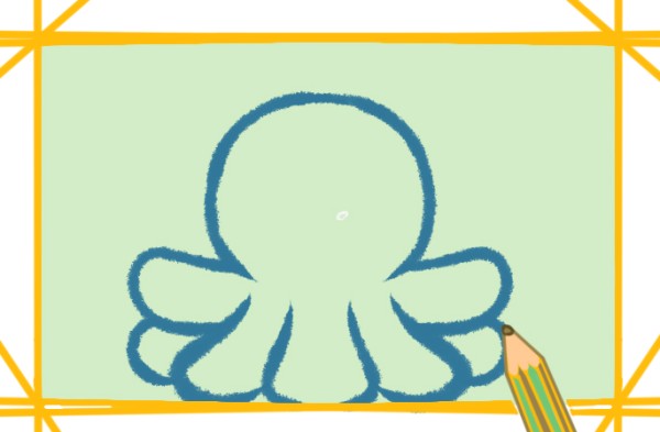 Q version cartoon octopus simple strokes