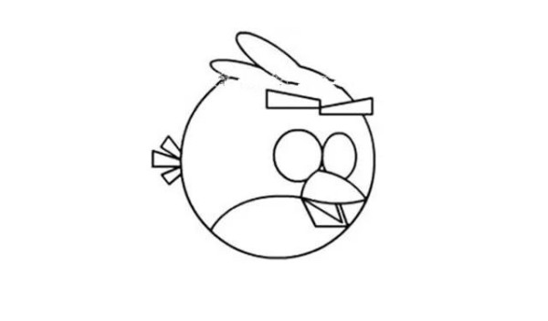 Simple drawing tutorial: Draw Angry Birds