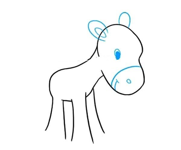 Cute little pony simple drawing tutorial