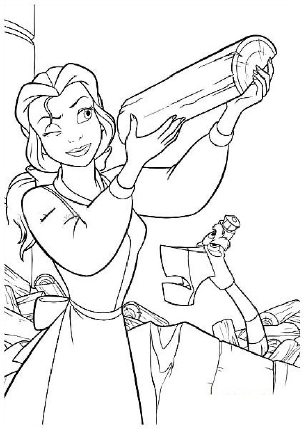 Working Princess Belle