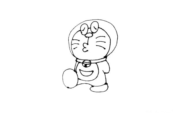 Learn to draw cute Doraemon