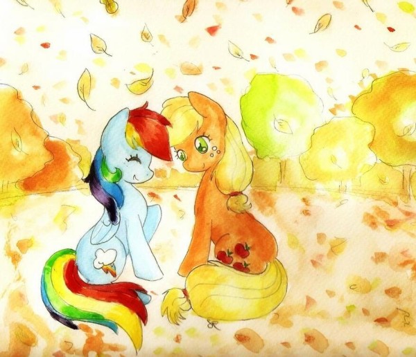 Appreciation of autumn watercolor pictures in Pony Town