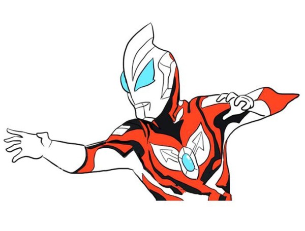 Ultraman Geeds handsome fighting posture