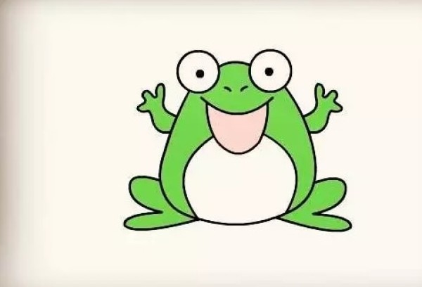 Teach you step by step how to draw a frog