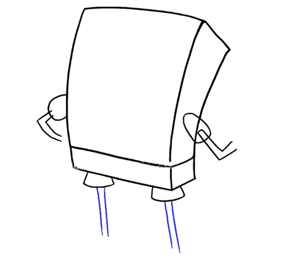 Learn to draw cute SpongeBob SquarePants