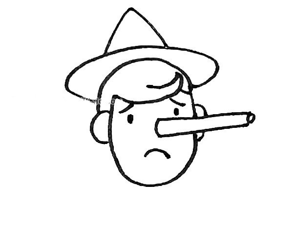 Pinocchio simple drawing tutorial