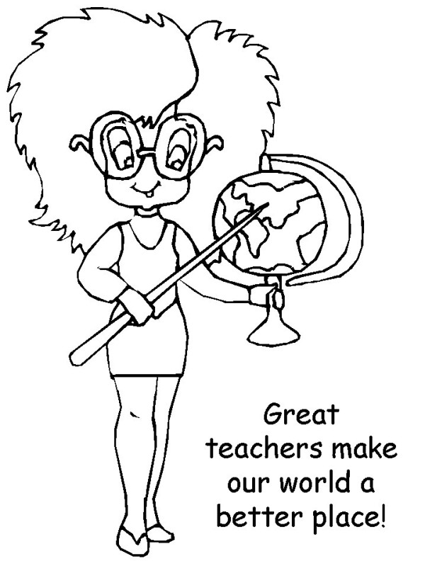 Pictures of simple drawings of geography teachers