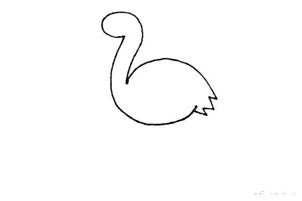 Learn to draw a flamingo easily