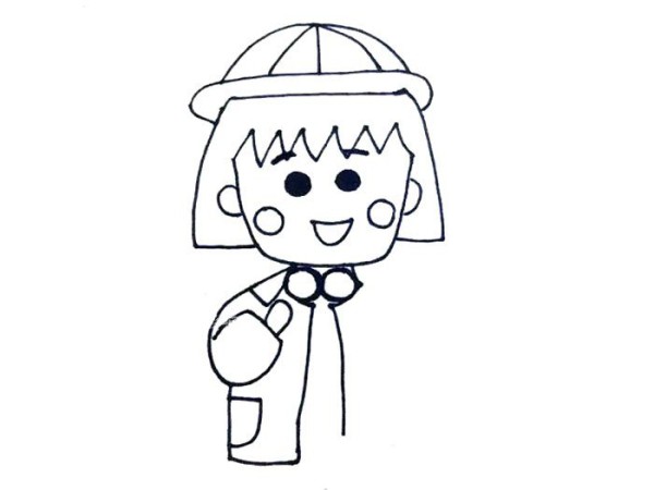 Simple drawing tutorial: Chibi Maruko-chan