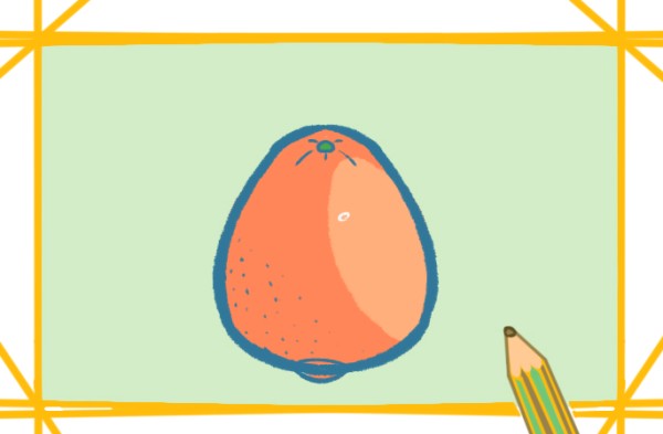 How to draw orange oranges