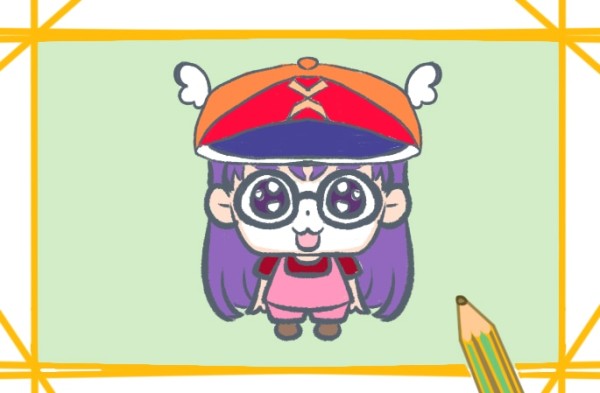 Cute Arale simple strokes