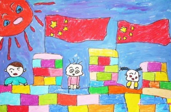 Childrens Drawings for National Day - Enjoy the National Day