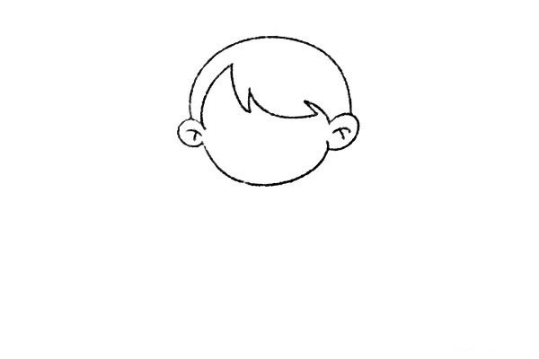 Simple drawing tutorial of a well-behaved little girl