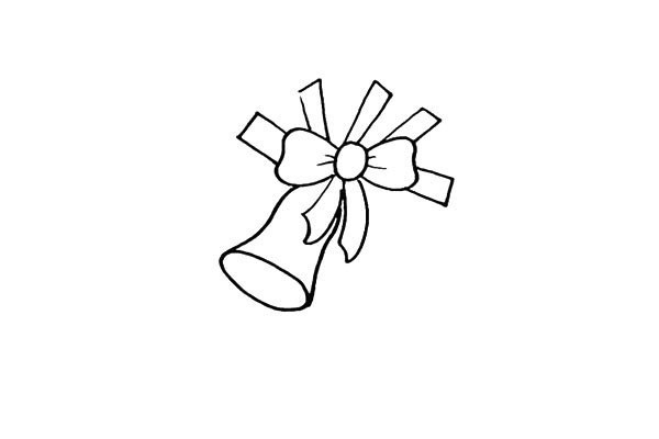 How to draw Christmas bells