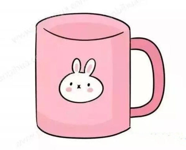 How to draw a pink cup