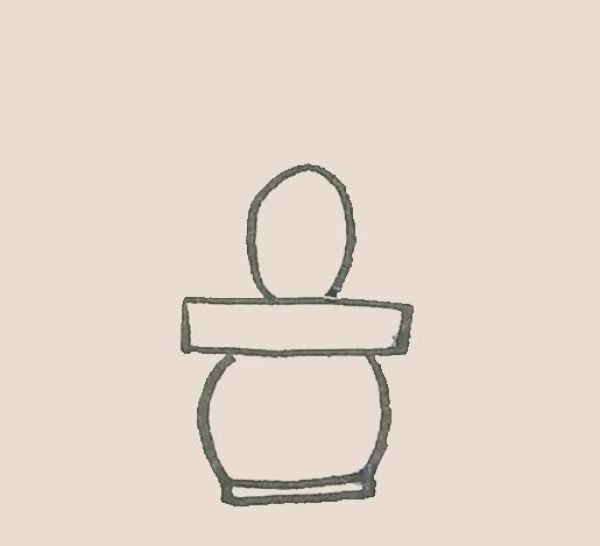 Simple drawing of cactus