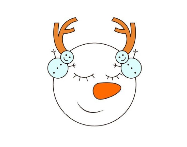 9 cute simple drawings of snowman avatars