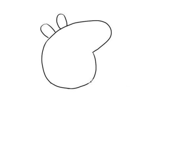 Learn to draw Peppa Pig moving things step by step