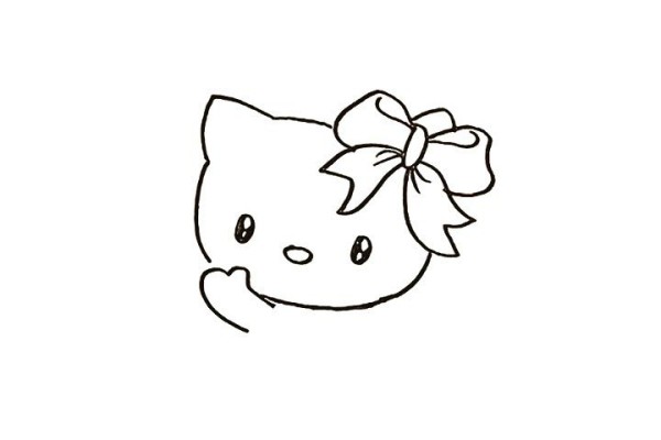 How to draw kitty cat