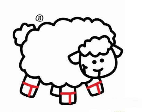 How to draw a bleating little sheep