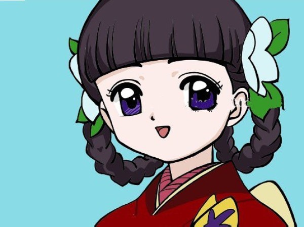 Draw beautiful simple strokes of Princess Zhishi