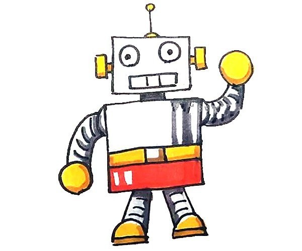 Learn to draw robots