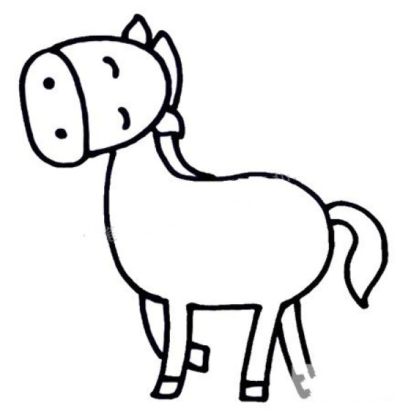 Learn to draw a pony video tutorial