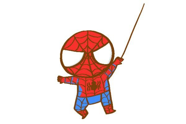 Q version of the classic Marvel character Spider-Man