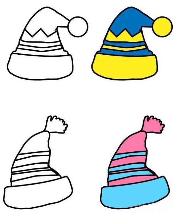 How to draw a childrens hat