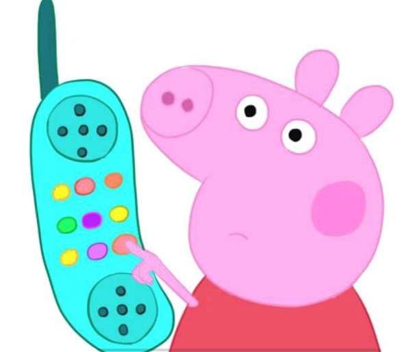 Peppa Pig and the Phone