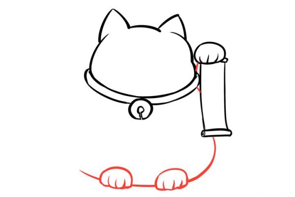 How to draw Lucky Cat