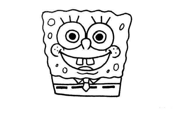 Let’s draw SpongeBob together