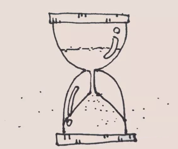 Hourglass simple drawing