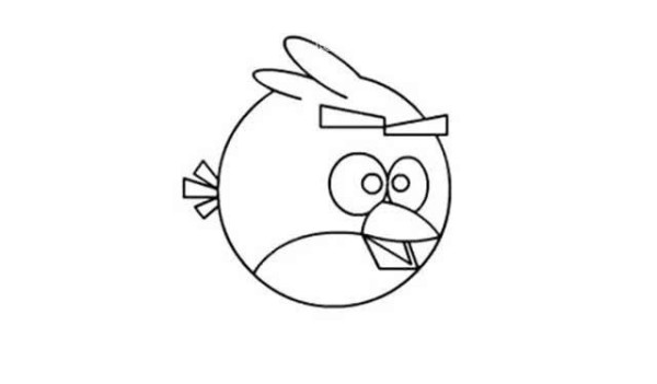 Simple drawing tutorial: Draw Angry Birds