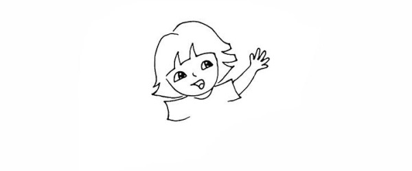 How to draw Running Dora