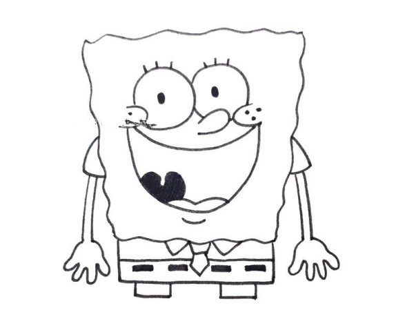 How to draw spongebob