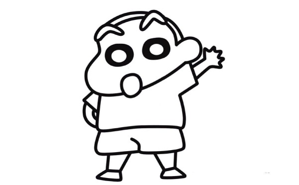 Crayon Shin-chan simple drawing pictures