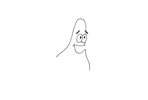 Draw Patrick from SpongeBob SquarePants