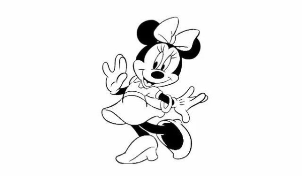 Teach you step by step how to draw Minnie