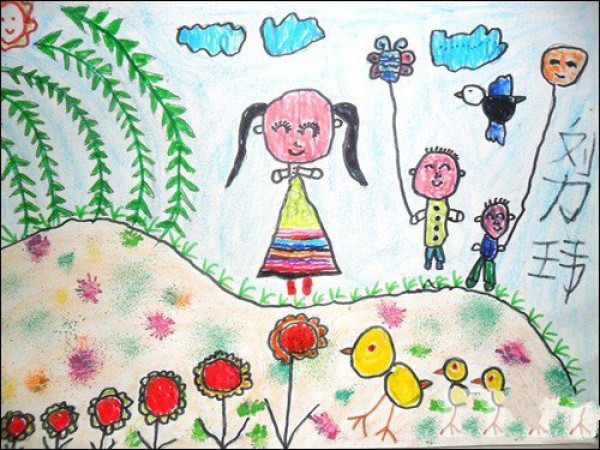 Childrens Drawings for Tomb-Sweeping Day Outing-A Trip to Tomb-Sweeping Day