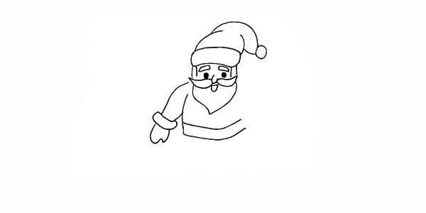 How to draw Santa Claus