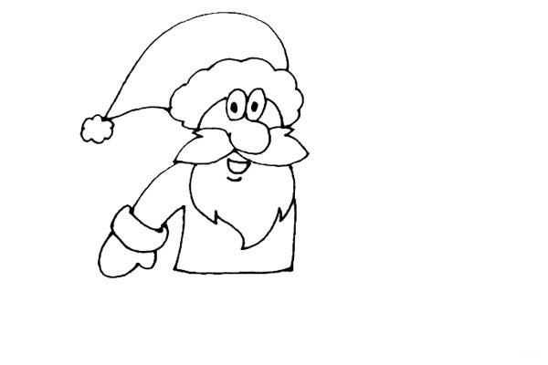 Children learn to draw Santa Claus easily