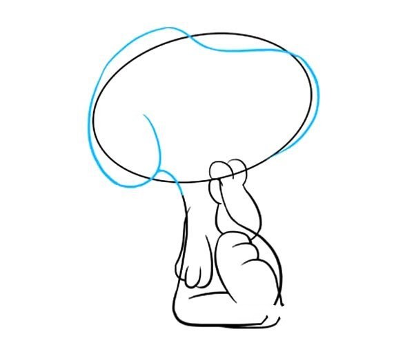 Simple drawing tutorial, learn to draw Snoopy step by step