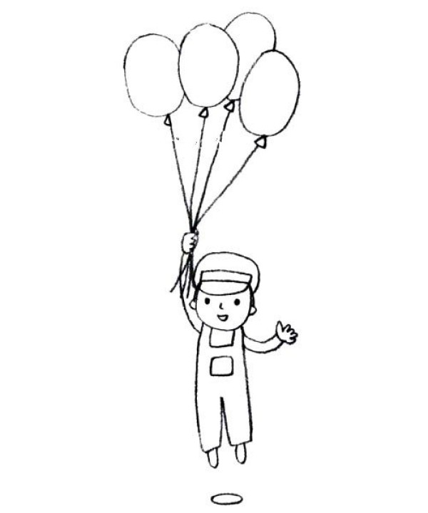 Balloon and little boy