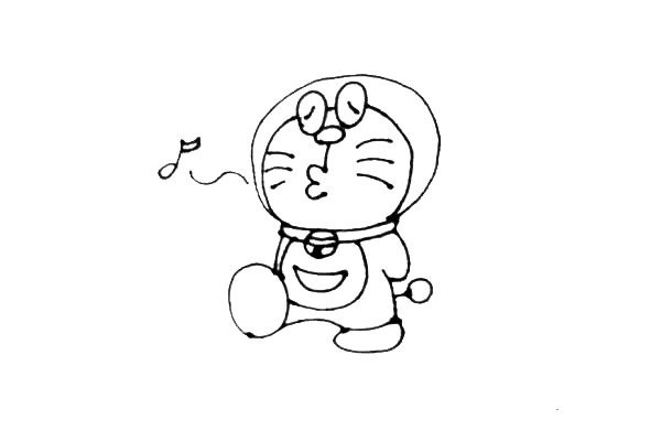 Learn to draw cute Doraemon