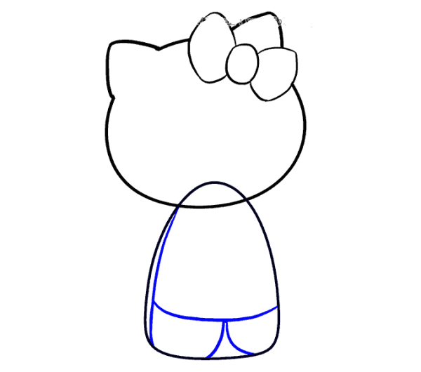 Learn to draw cute Hello Kitty