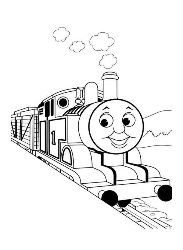 4 Thomas the Tank Engine coloring pictures