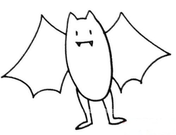 Cute bat simple strokes