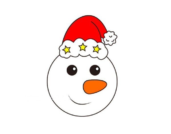 9 cute simple drawings of snowman heads